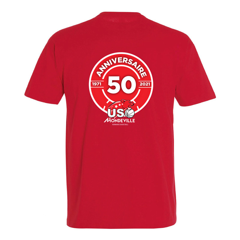 T-shirt USOM 50ème anniversaire dos